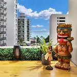Surf & Sip Ocean View Tiki Style