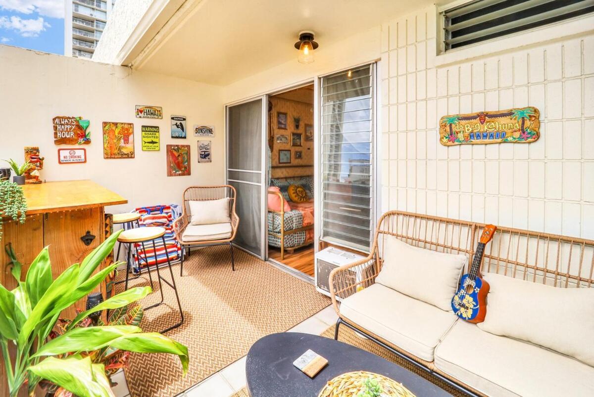 Apartamento Surf & Sip Ocean View Tiki Style *